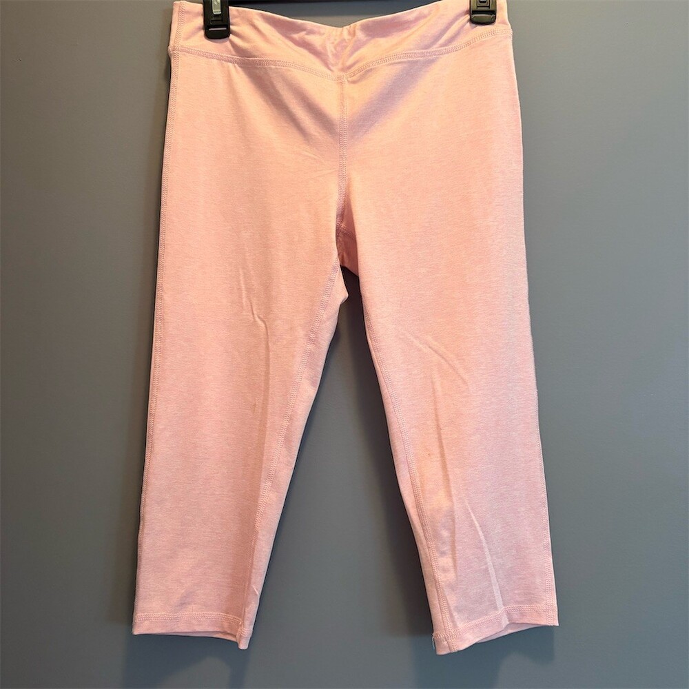 Ideology Leggings Womens XL Light Pink Capri High Rise Yoga Workout Pants